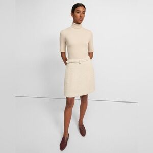 Theory Knit Combo Dress in Tweed